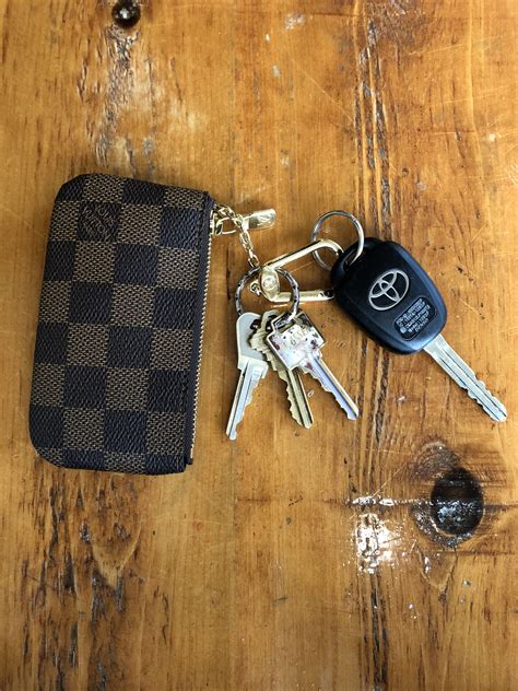 car key holder louis vuitton|authentic louis vuitton key chains.